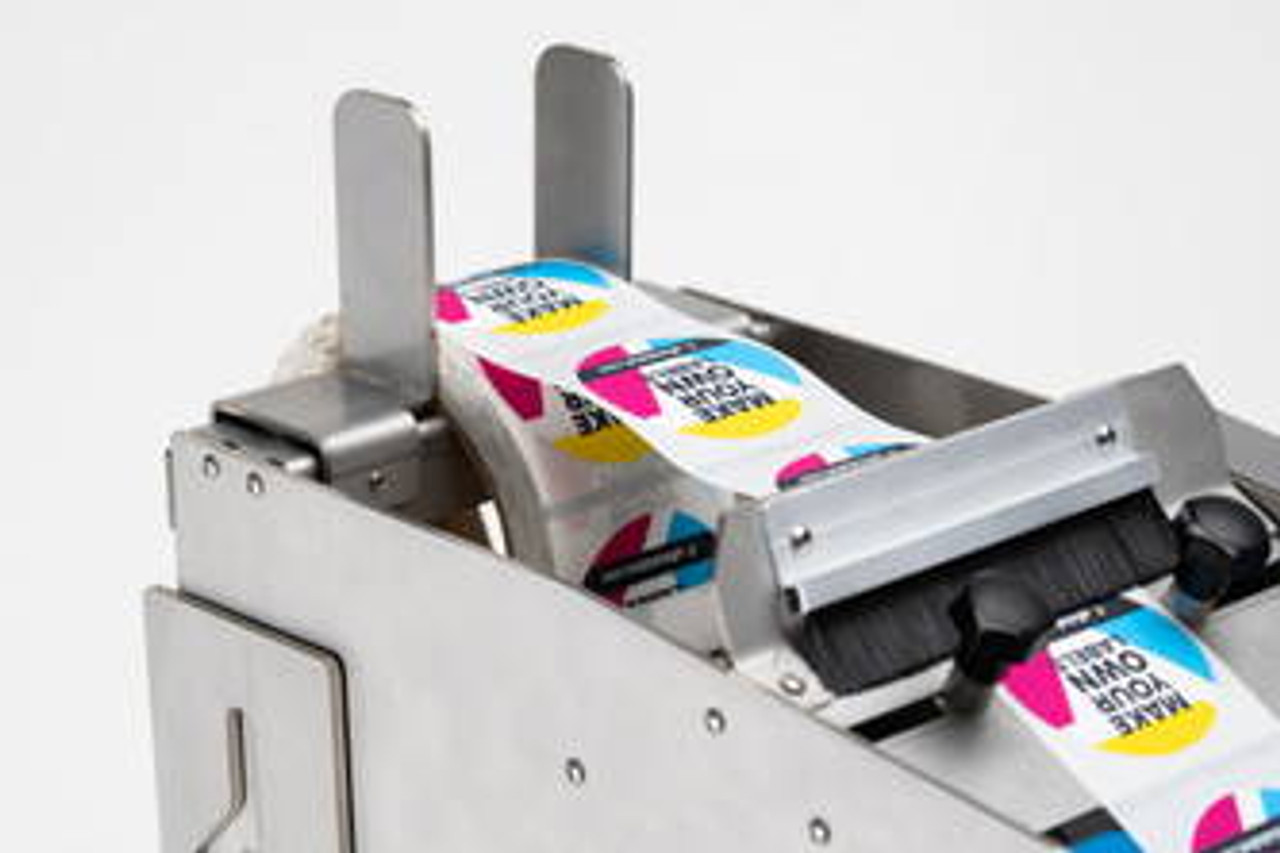 Afinia AF200 flat package label applicator used for high-speed label application