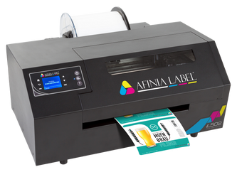 The Afinia L502 can be run with pigment ink to improve fade and moisture resistance on outdoor labels. 