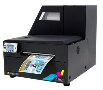 Colour label printers are used to produce branded product labels with high-resolution graphics and variable design elements.