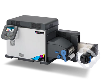 The Afinia LT5C prints white toner onto clear and dark substrates, something no standard CMYK printer can do.