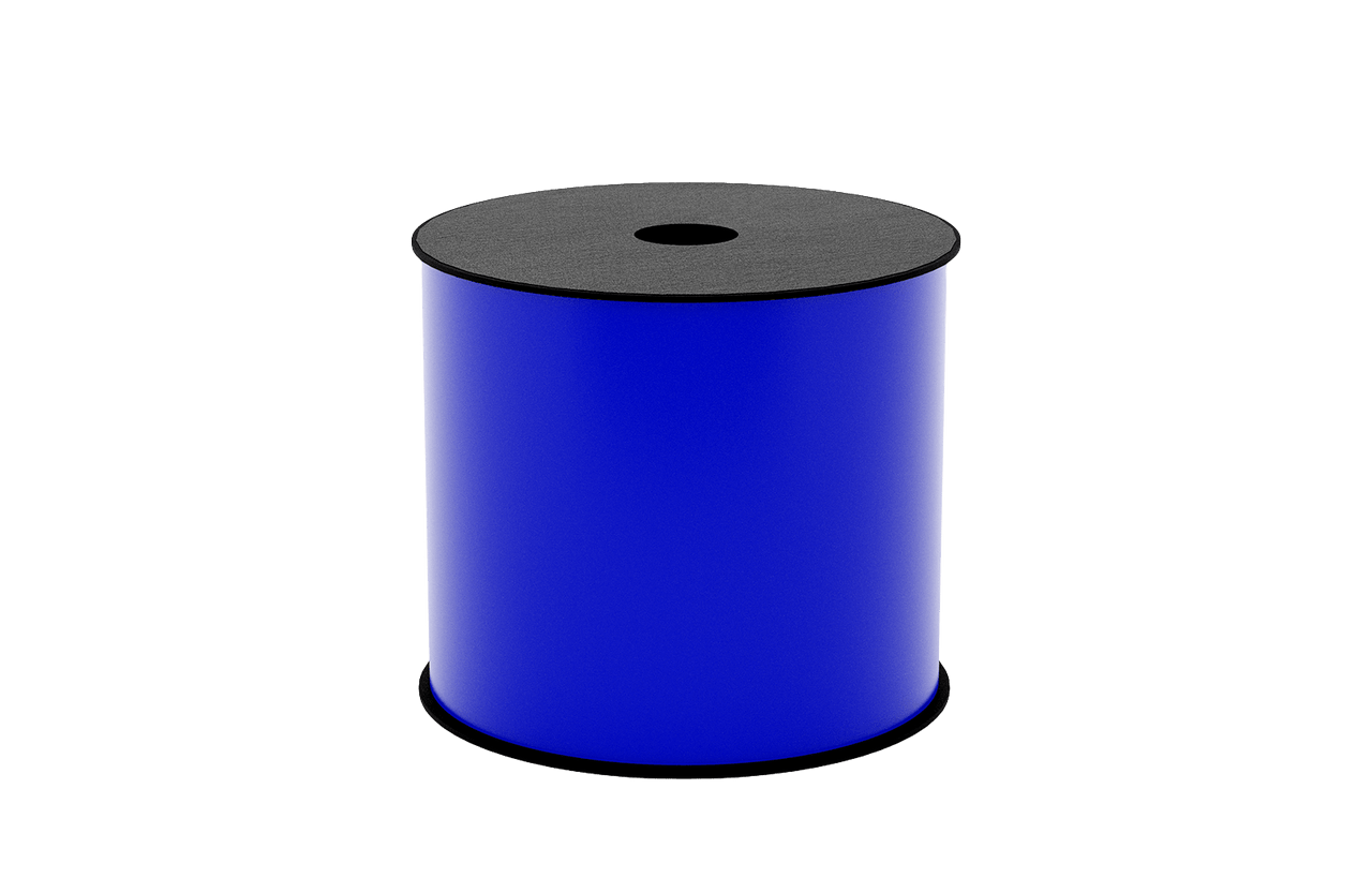 Brother BMSLT407HP blue continuous 2.4mil vinyl thermal transfer label tape