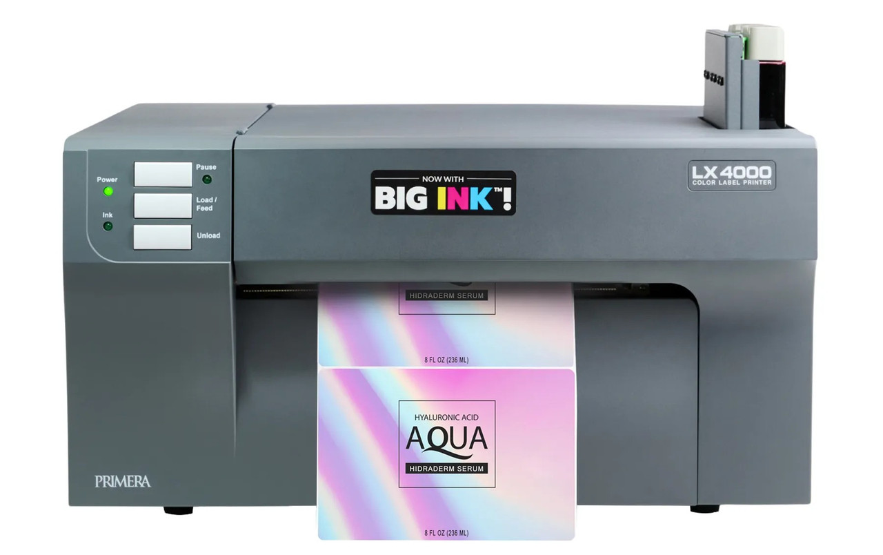 A picture of a color label printer