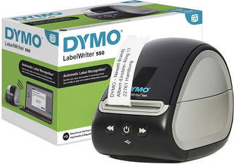 DYMO LabelWriter 550 compact desktop label printer for office labeling