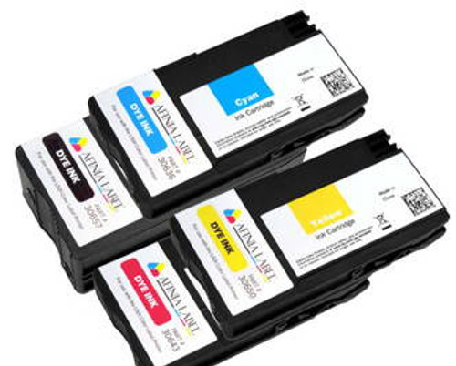 Afinia L501/L502 4 Pack Dye CMYK Ink Cartridge Set