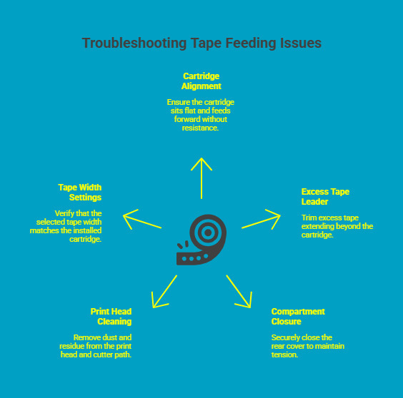 Infographic on What Should You Do if Your Brother P Touch Tape Is Not Feeding Correctly Infographic on What Should You Do if Your Brother P Touch Tape Is Not Feeding Correctly