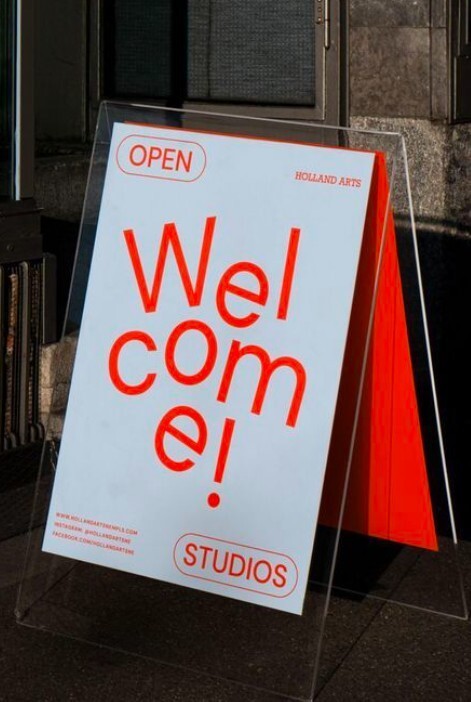 Display signage placed outside a store Display signage placed outside a store