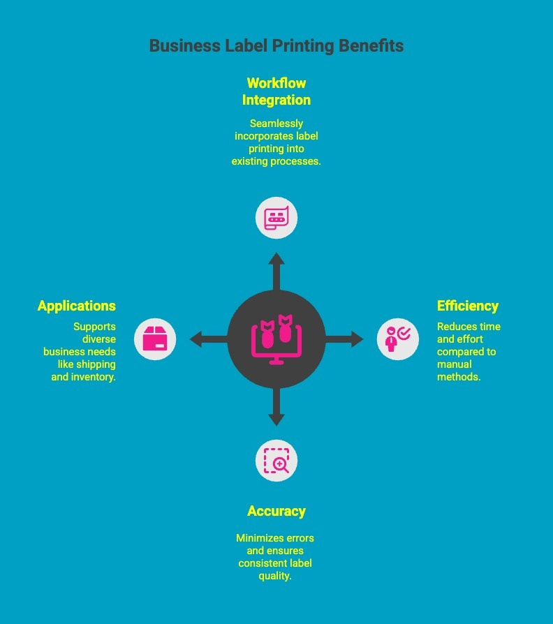 Infographics on Business Label Printing Benefits Infographics on Business Label Printing Benefits