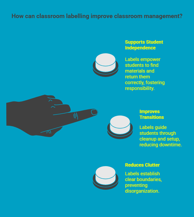 Infographic on How Does Labelling Help Classrooms Run More Smoothly