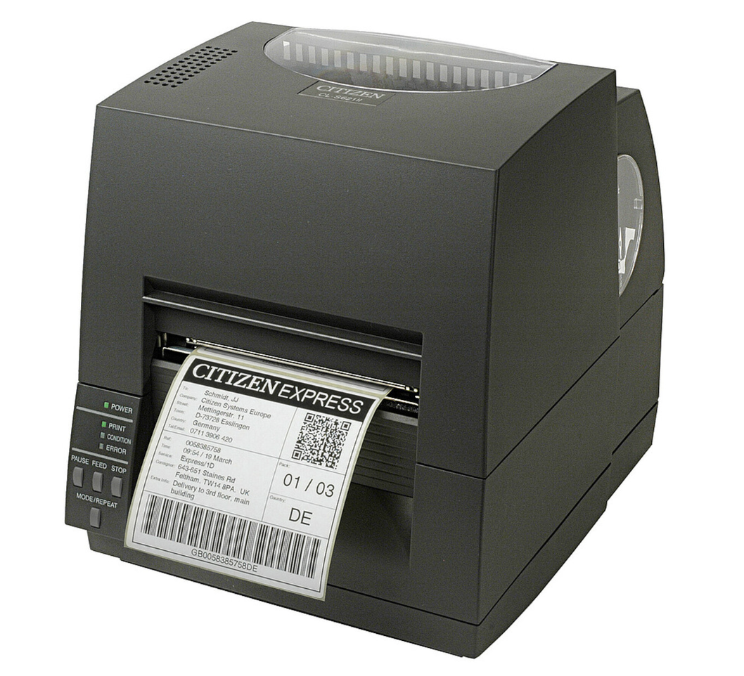 Image of the Citizen CL-S621IINNUBK Barcode Printer