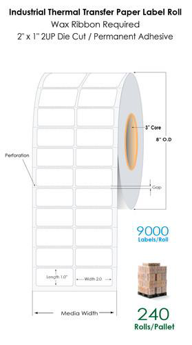 Industrial barcode labels are used in warehouses and manufacturing settings where durability and consistent scanning performance are essential.