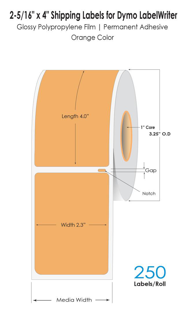 Direct thermal labels are available in either a permanent acrylic adhesive or a removable adhesive, depending on the application.