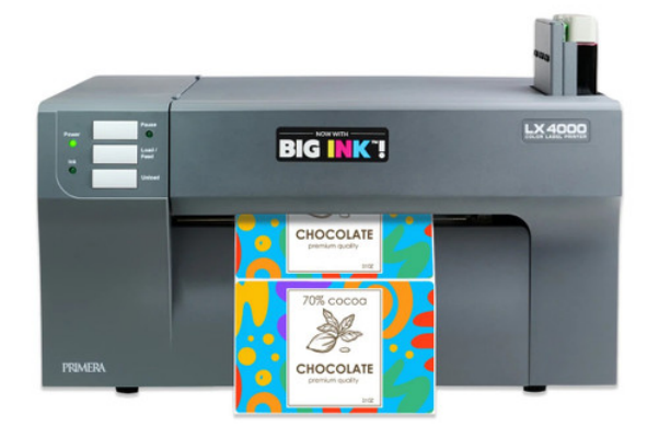 Primera LX4000 Color Label Printer with Pigment Ink &ndash; high-resolution 4800 dpi, 8.25&Prime; print width, 4.5 ips