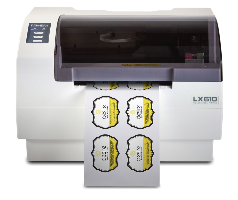 Primera LX610 colour label printer with digital cutter