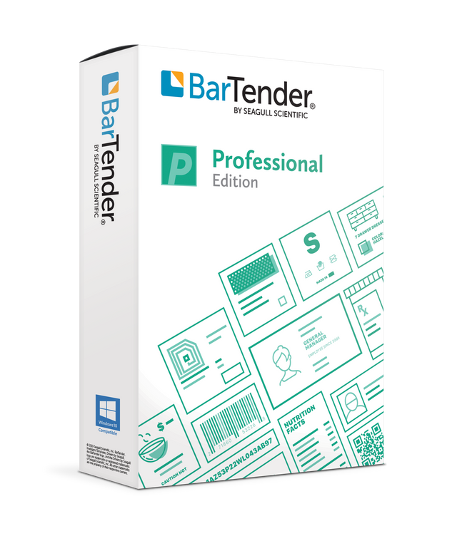 box of the BarTender Professional Edition
