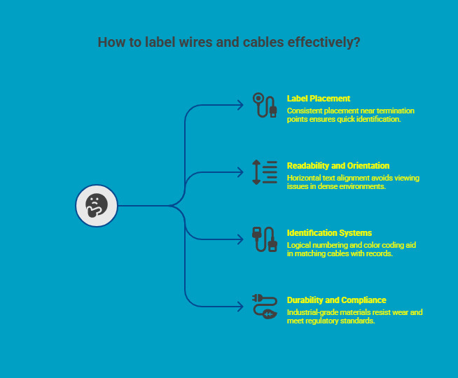 Infographic on How to Label Wires and Cables in Professional Installations