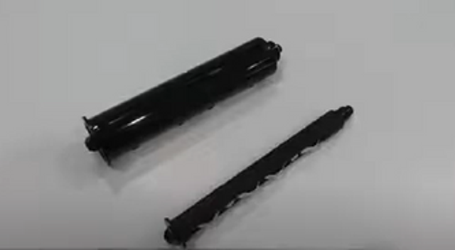 SATO WS4 ribbon adapter designed to support different ribbon core sizes.