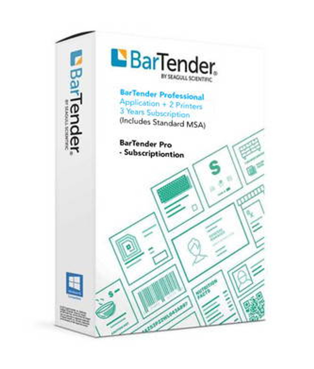 box of the BarTender professional software application
