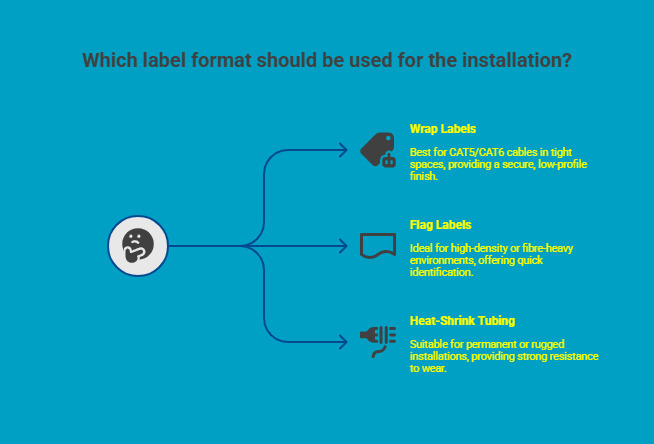 Infographic on Choose the Right Label Format for the Installation