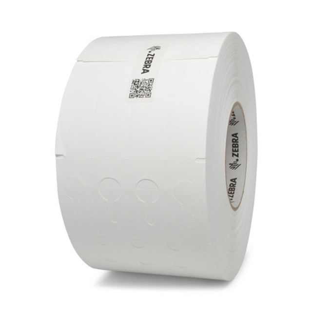 close-up of a thermal transfer continuous roll