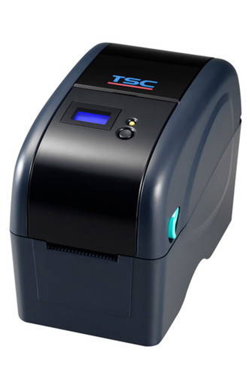 TSC TTP-225 thermal transfer label printer with an oil change label kit.