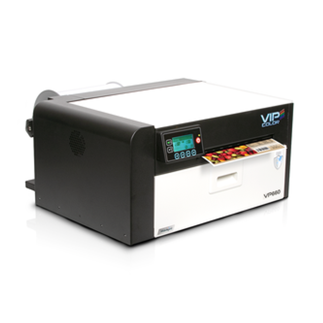 VIPColor VP660 Memjet colour label printer designed for durable, waterproof label printing.