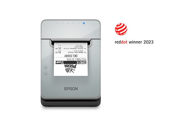 wireless Epson TM-L100 liner-free thermal label printer 